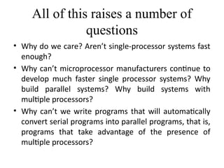Comprehensive Introduction to Parallel Computing and Programming ...