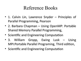 Comprehensive Introduction to Parallel Computing and Programming ...