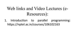 Comprehensive Introduction to Parallel Computing and Programming ...