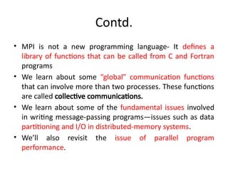 Comprehensive Guide to MPI Programming in Distributed Memory Systems | PPTX