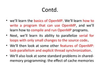 Comprehensive Guide to Shared-Memory Programming with OpenMP | PPTX