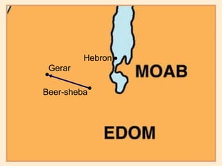 • Beer-sheba Hebron • Gerar • 