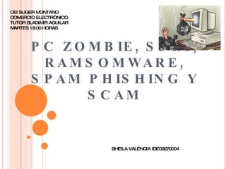 Pc zombie, spim, ramsomware, spam