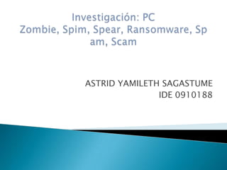 ASTRID YAMILETH SAGASTUME
IDE 0910188

 