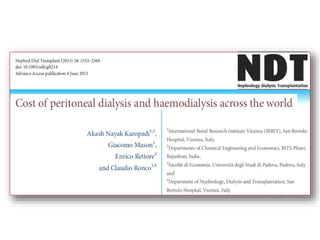 peritoneal dialysis