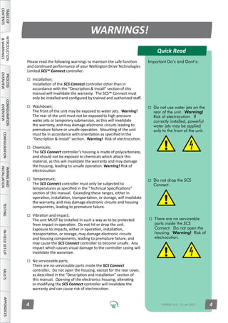 Warning Read Using Pd0009 v1.0 installation process manual 22 jan-16 (low res) | PDF