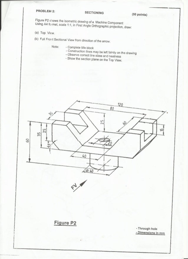 engineering drawing QUESTIONS paper