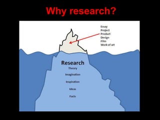 Why research?
 