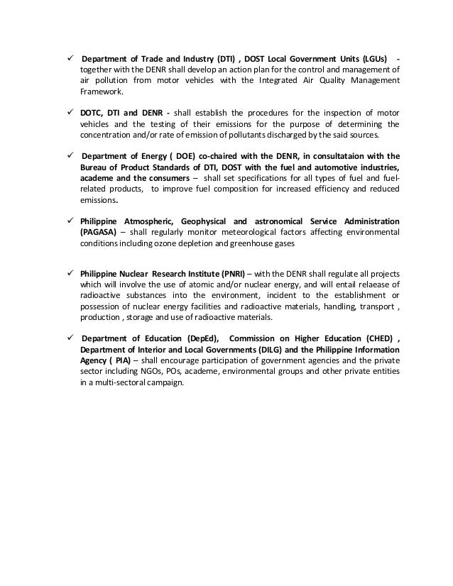 phillipine clean air act essay Free coursework on clean water act from essayukcom, the uk essays company for essay, dissertation and coursework writing. phillipine clean air act essay Free coursework on clean water act from essayukcom, the uk essays company for essay, dissertation and coursework writing.