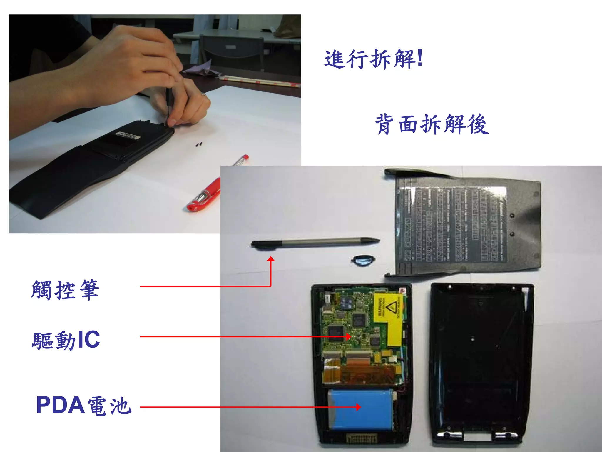 Pda之拆解(簡報)