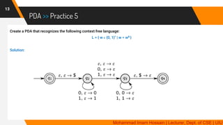 TOC 9 | Pushdown Automata