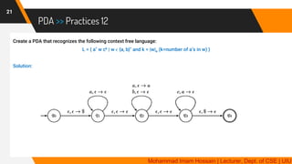 TOC 9 | Pushdown Automata