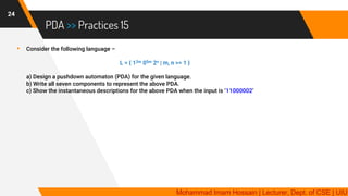 TOC 9 | Pushdown Automata