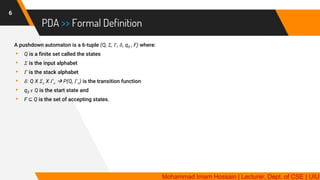 TOC 9 | Pushdown Automata