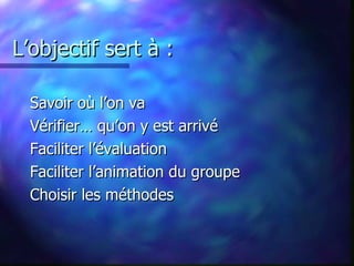 Le « programme », le contenu 