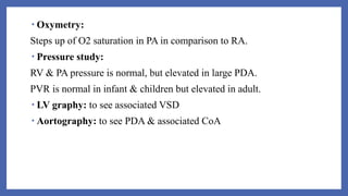 PDA AND EISENMENINGER SYNDROME..pptx for M.Sc., Nursing students | PPTX