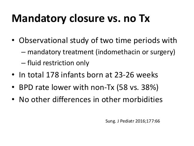 Indomethacin For Pda In Neonates