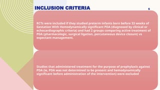 Active Treatment vs Expectant Management of PDA in Preterm Infants: A ...