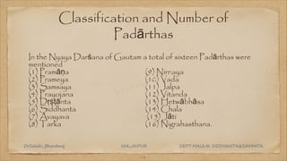 padartha nirupana as per NCISM syllabus | PDF