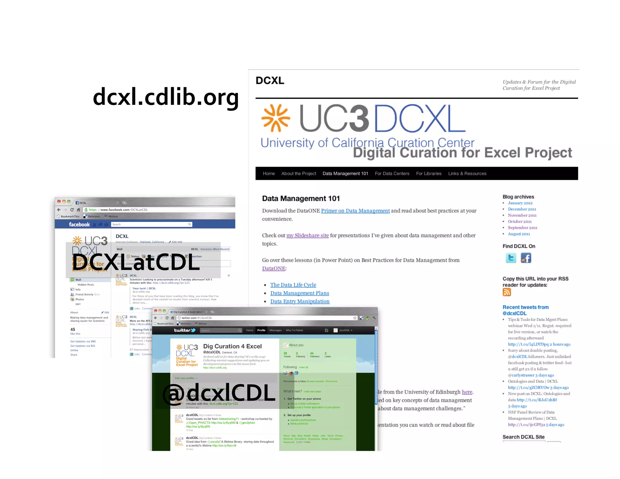 dcxl.cdlib.org	
  




DCXLatCDL	
  




          @dcxlCDL	
  
 