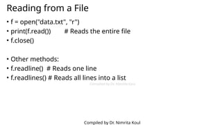Introduction to Python NumPy and Pandas Libraries | PPTX