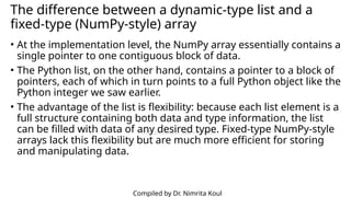 Introduction to Python NumPy and Pandas Libraries | PPTX