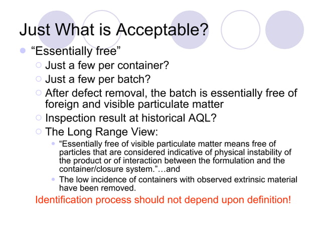 Pda Visual Inspection 2009 Aldrich | PPT
