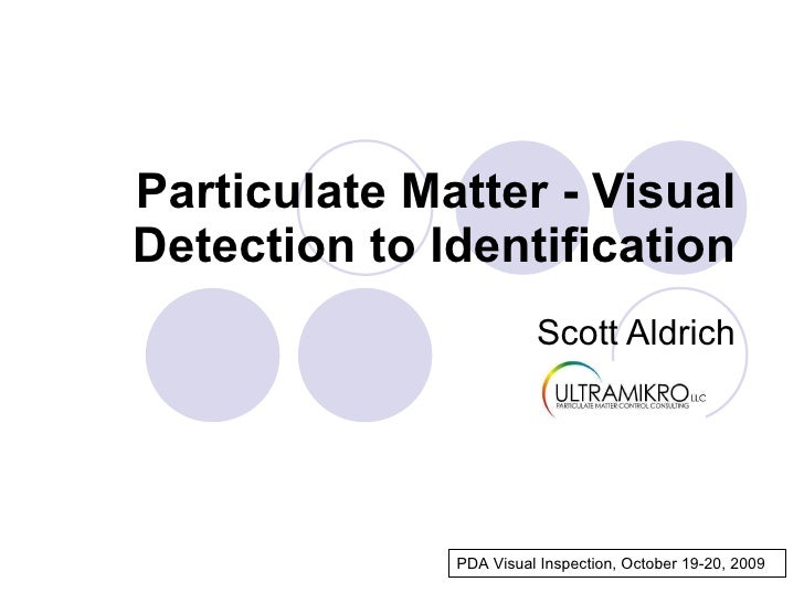 Pda Visual Inspection 2009 Aldrich