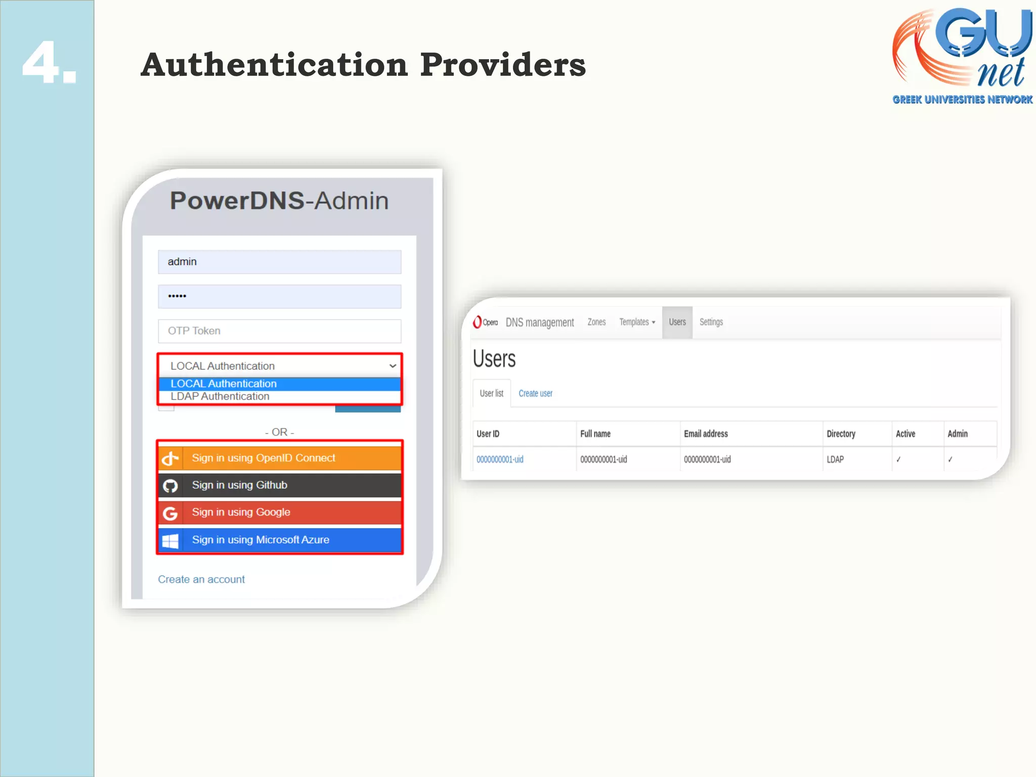 1.
2.
4. Authentication Providers
 