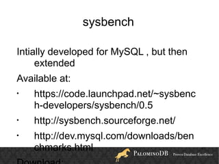 Understanding MySQL Performance through Benchmarking | PPT