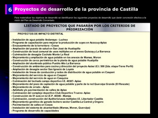 Resultado finales del PDC