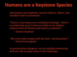Humans are a keystone species