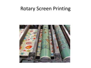Rotary Screen Printing
 