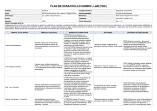 Plan de Desarrollo Curricular para Educación Inicial en Familia ...