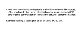 Comprehensive Guide to Control Systems and Python Simulation | PPTX