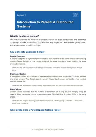 Comprehensive Study Guide on Parallel & Distributed Computing Systems | PDF