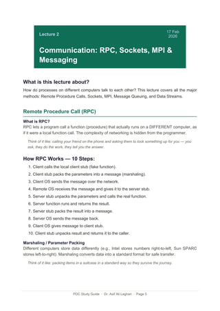Comprehensive Study Guide on Parallel & Distributed Computing Systems | PDF