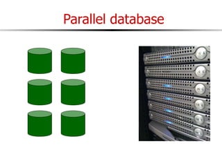 Parallel database
 