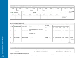 Programa Dinheiro Direto na Escola




                                     (*) Origem dos recursos: FNDE ou Recursos Próprios (RP).
                                     (**) Observe que, apesar de o valor da nota fiscal ser de R$ 2.000,00, a escola dispunha no momento da compra de recursos do PDDE de apenas R$ 1.515,52, por isso emitiu o cheque nº 0003
114                                  nesse valor.
 