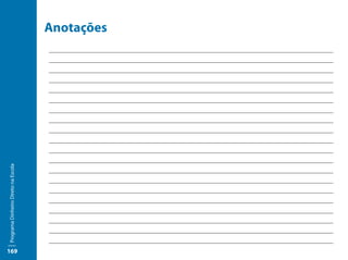 Anotações
                                     ___________________________________________________________________________________________
                                     ___________________________________________________________________________________________
                                     ___________________________________________________________________________________________
                                     ___________________________________________________________________________________________
                                     ___________________________________________________________________________________________
                                     ___________________________________________________________________________________________
                                     ___________________________________________________________________________________________
                                     ___________________________________________________________________________________________
                                     ___________________________________________________________________________________________
                                     ___________________________________________________________________________________________
                                     ___________________________________________________________________________________________
                                     ___________________________________________________________________________________________
Programa Dinheiro Direto na Escola




                                     ___________________________________________________________________________________________
                                     ___________________________________________________________________________________________
                                     ___________________________________________________________________________________________
                                     ___________________________________________________________________________________________
                                     ___________________________________________________________________________________________
                                     ___________________________________________________________________________________________
                                     ___________________________________________________________________________________________
                                     ___________________________________________________________________________________________
169
 