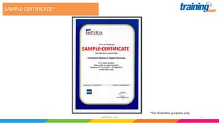 SAMPLE CERTIFICATE*
*For illustrative purposes only
902082016 V1.0
 