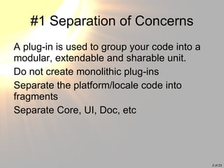 PDE Good Practices | ODP | Programming Languages | Computing
