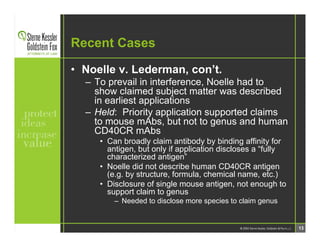 SKGF_Presentation_Patenting Antibodies_2006