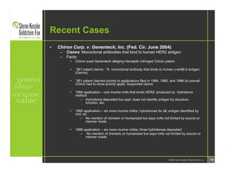 SKGF_Presentation_Patenting Antibodies_2006
