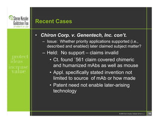 SKGF_Presentation_Patenting Antibodies_2006