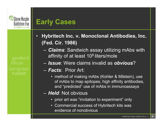 SKGF_Presentation_Patenting Antibodies_2006
