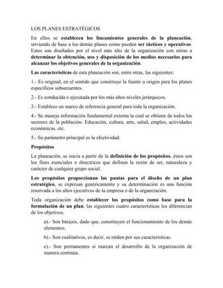 Planeación Estrategica y el Plan Municipal de Desarrollo | PDF