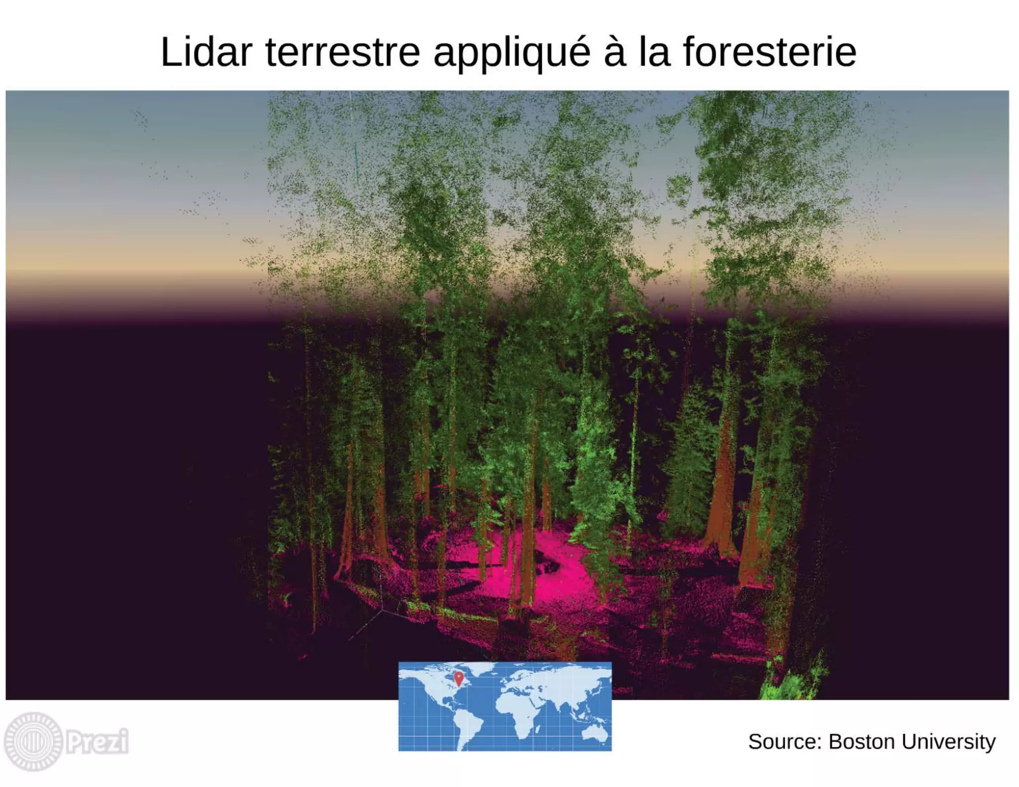 Géomatique appliquée : revue des solutions novatrices mises en place en 2014