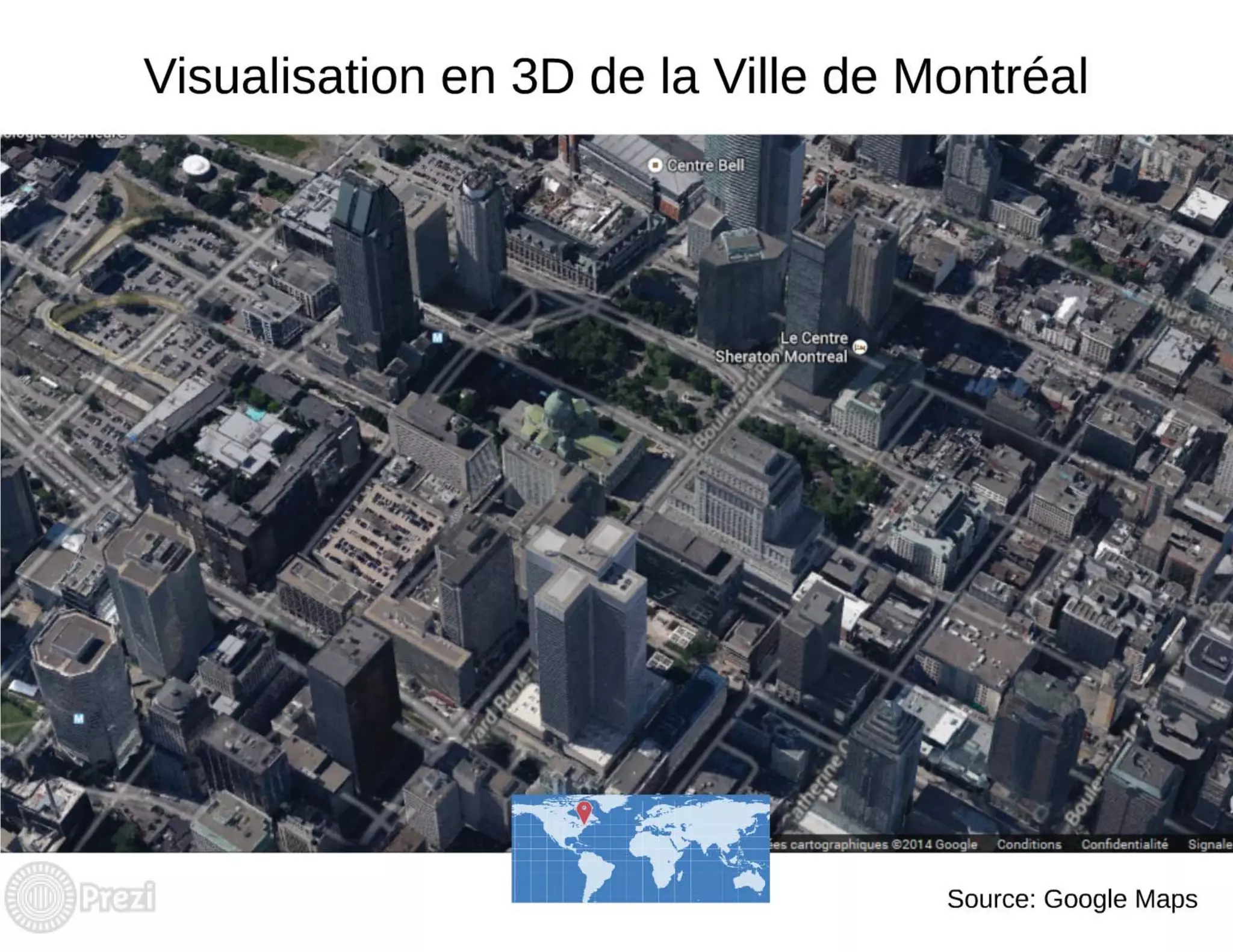 Géomatique appliquée : revue des solutions novatrices mises en place en 2014
