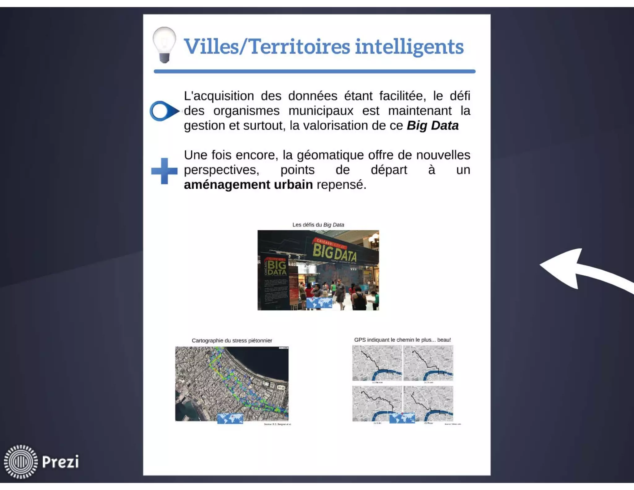 Géomatique appliquée : revue des solutions novatrices mises en place en 2014